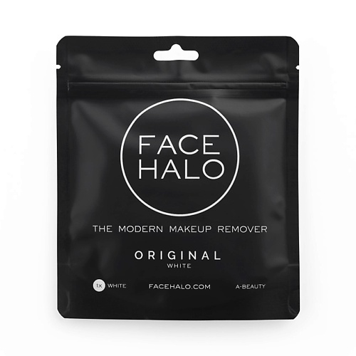 FACE HALO Диск многоразовый для снятия макияжа face halo диск многоразовый для снятия макияжа чёрный