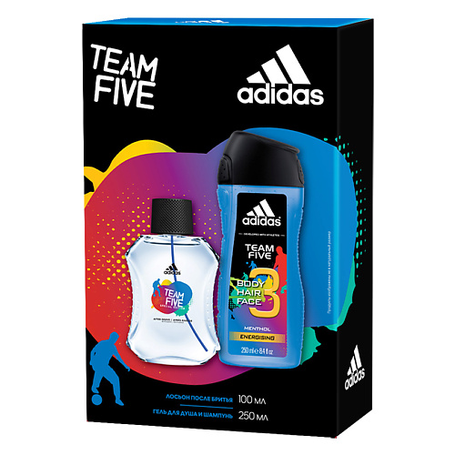 ADIDAS Подарочный набор Team Five adidas лосьон после бритья fresh impact