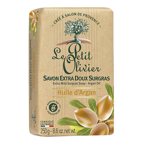 фото Le petit olivier мыло нежное питательное с маслом аргана