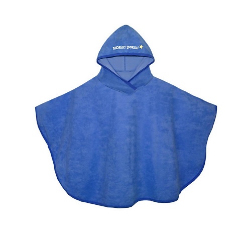 MORIKI DORIKI Полотенце с капюшоном BLUE moriki doriki сине белые бантики на резинке school collection blue