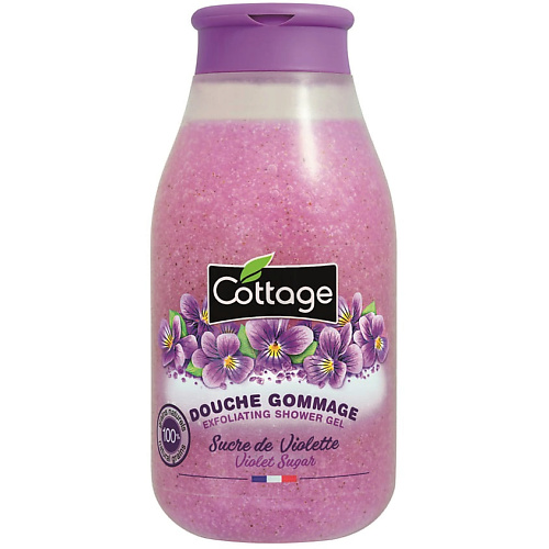 COTTAGE Гель для душа отшелушивающий Exfoliating Shower Gel Violet Sugar unicorns approve гель для душа вишневый йогурт cherry yogurt shower gel