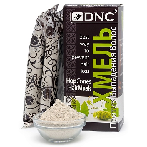 DNC Маска против выпадения волос хмель Hopcones Hair Mask маска эликсир восстанавливающая волосы от выпадения для роста волос mona premium