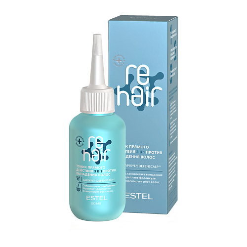 ESTEL PROFESSIONAL Тоник прямого действия 3в1 против выпадения волос reHAIR гель для волос estel