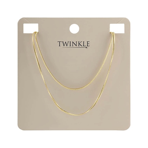 TWINKLE Цепочка GOLD 2-IN-1