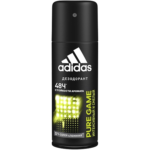 ADIDAS Дезодорант-спрей для мужчин Pure Game adidas парфюмированный дезодорант спрей uefa champions league arena edition