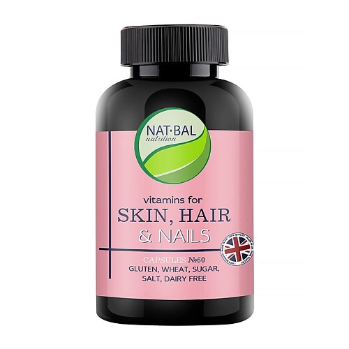 NAT BAL NUTRITION Биологически активная добавка к пище для кожи, волос и ногтей восстанавливающая и укрепляющая процедура для волос recovery and nutrition 91092 2 10 мл