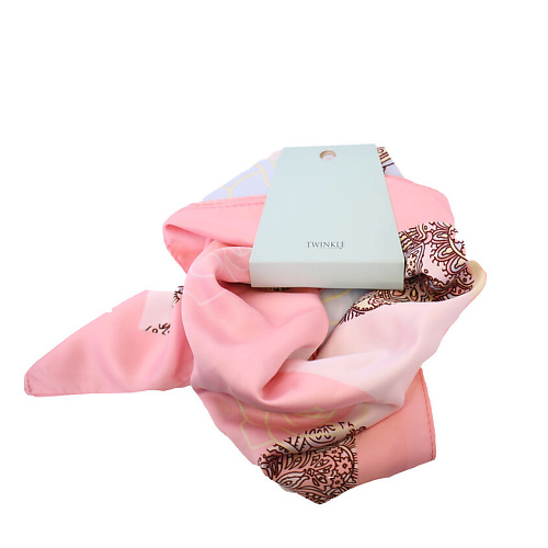 TWINKLE Женский шейный платок Pink+Blue twinkle сумка тоут женская python blue