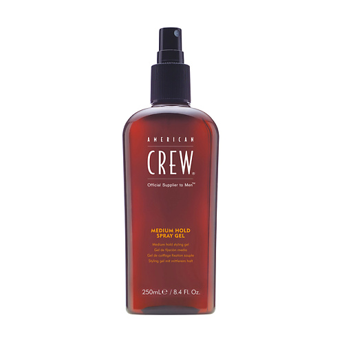 AMERICAN CREW Спрей-гель для укладки волос средняя фиксация Classic Medium Hold Spray Gel мусс для укладки средней фиксации medium