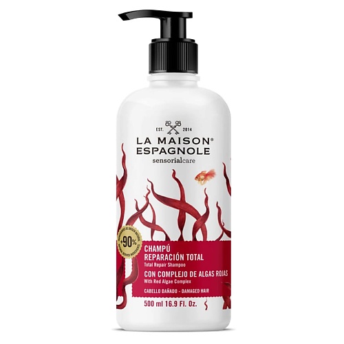 LA MAISON ESPAGNOLE Шампунь для поврежденных волос восстанавливающий Sensorialcare Total Repair Shampoo lebel шампунь для поврежденных волос proedit care works bounce fit shampoo 1000