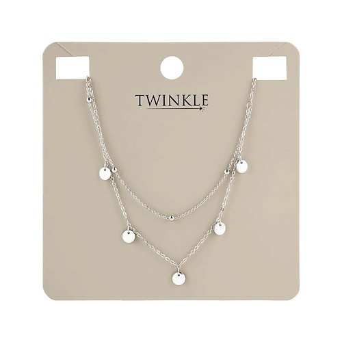 TWINKLE Ожерелье SILVER COINS 2-IN-1