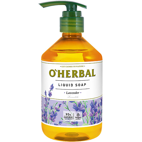 O'HERBAL Жидкое мыло с экстрактом лаванды palmolive жидкое мыло нейтрализующее запах для кухни 300