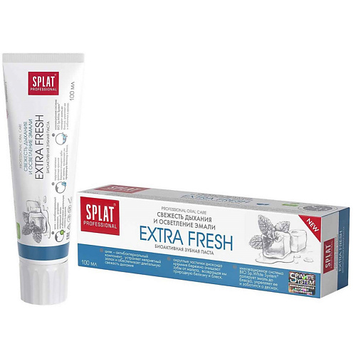 SPLAT Зубная паста Extra Fresh splat зубная паста white plus безопасное отбеливание эмали и свежесть дыхания