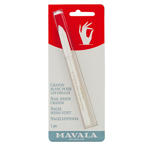 MAVALA Белый карандаш для ногтей mavala укрепляющая и защитная основа для ногтей