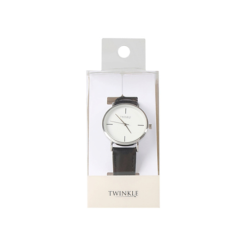 TWINKLE Наручные часы с японским механизмом, black basics плакат часы новогодние 34 х 35 7 см