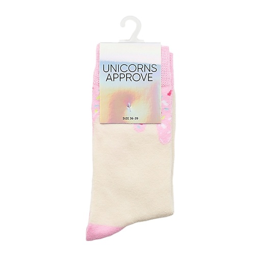 UNICORNS APPROVE Носки женские, модель: DOUGHNUT, марки, цвет: розовый unicorns approve носки женские модель jackie цвет розовый