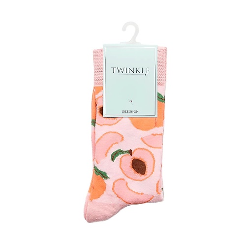 TWINKLE Носки женские, модель: PEACH, цвет: розовый from wilds sunlit lands spanish peach 30