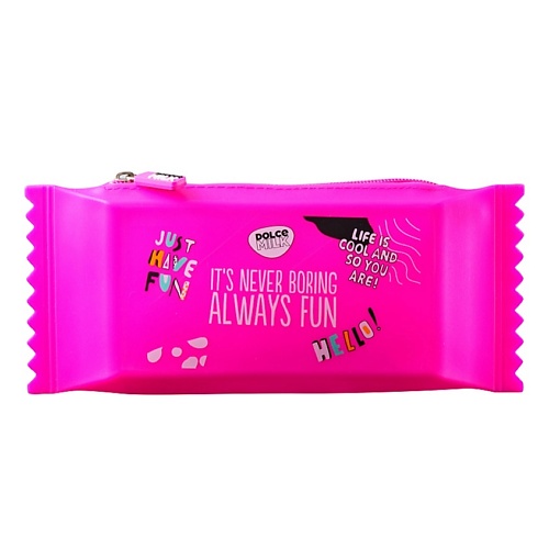 DOLCE MILK Пенал «Конфета» Pink трюфельная конфета рот фронт