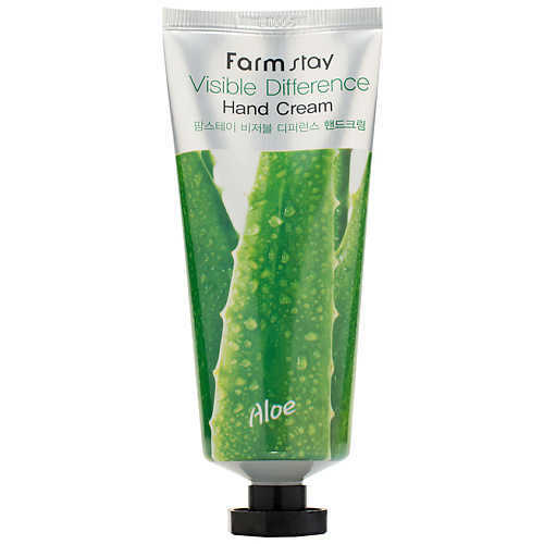 FARMSTAY Крем для рук с экстрактом алоэ Visible Difference Hand Cream Aloe аквалор горло с экстрактом алоэ и римской ромашки 150 мл