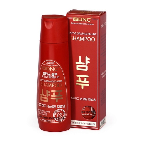 DNC Шампунь для сухих и поврежденных волос без сульфатов Dry & Damaged Hair Shampoo восстанавливающий шампунь для химически поврежденных волос rebuilder shampoo