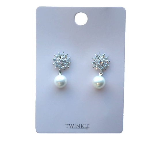 Серьги TWINKLE Серьги Stone+Pearl