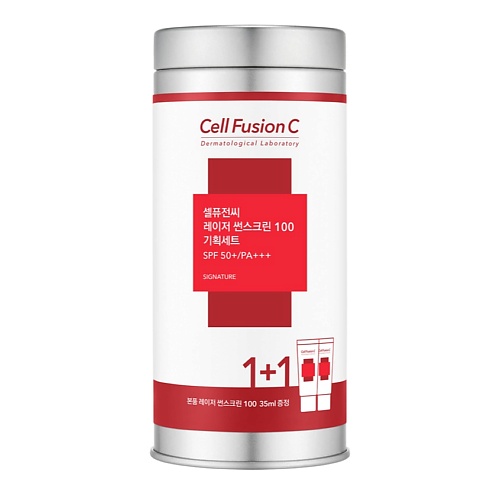 CELL FUSION C Набор Крем солнцезащитный 100 SPF50+ PA++++ омолаживающий Laser Sunscreen крем мыло fusion life арбуз 300мл