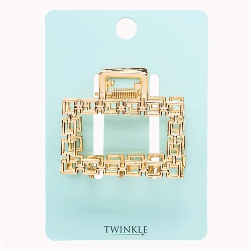 TWINKLE Заколка-крабик для волос GOLD twinkle заколка крабик для волос twisted gold