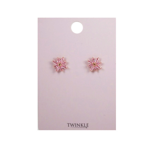 Серьги TWINKLE Серьги Pink Flower