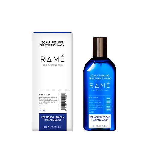RAMÉ Маска-пилинг для кожи головы, для нормальных и жирных волос RAMÉ SCALP PEELING TREATMENT MASK перманент для нормальных волос shape wave 2 91382 400 мл