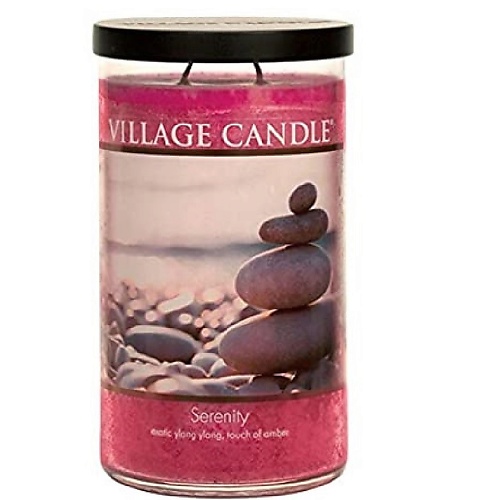 фото Village candle ароматическая свеча "serenity", стакан, большая