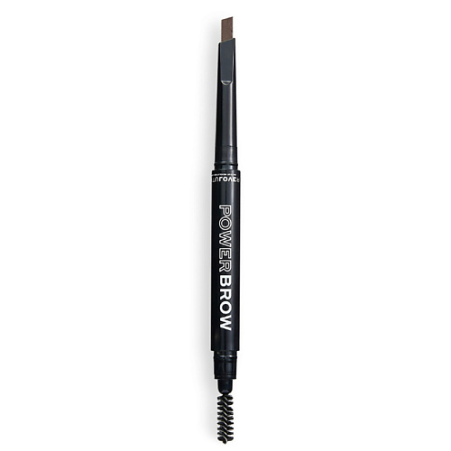 RELOVE REVOLUTION Карандаш автоматический для бровей с щеточкой Power Brow Pencil, скошенный vivienne sabo карандаш для бровей автомат brow arcade