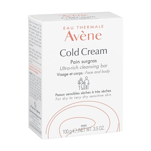 AVENE Cold Cream Сверхпитательное мыло с колд-кремом первый колд крем