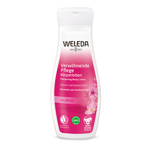 WELEDA Молочко для тела розовое нежное ecolatier молочко для тела нежное прикосновение фейхоа