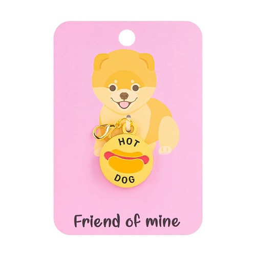 FRIEND OF MINE Аксессуар для ошейника HOT DOG #FOM_fancydoggo friend of mine игрушка для кошек и собак teddy fom mommiesgirl