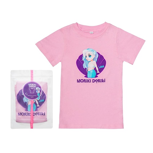 MORIKI DORIKI Детская футболка с принтом Лана moriki doriki ароматизирующий бурлящий шар для ванн бабл гам с игрушкой