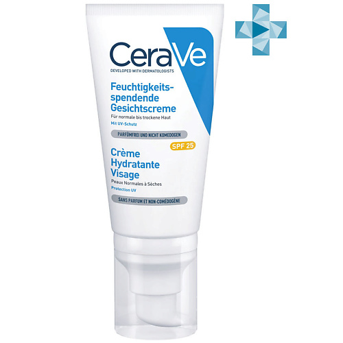 CERAVE Увлажняющий лосьон для нормальной и сухой кожи лица SPF25 Moisturizing