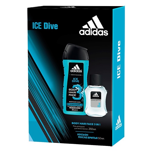 ADIDAS Подарочный набор Ice Dive man adidas лосьон после бритья fresh impact