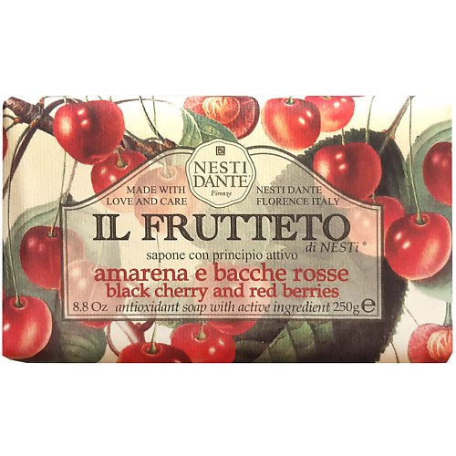NESTI DANTE Мыло Il Frutteto Black Cherry & Red Berries nesti dante мыло жидкое флорентийская роза и пион florentine rose