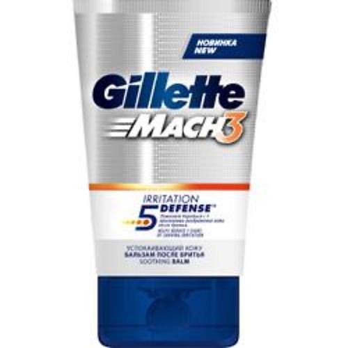 GILLETTE Успокаивающий бальзам после бритья Gillette Mach3 gillette подарочный набор gillette mach3
