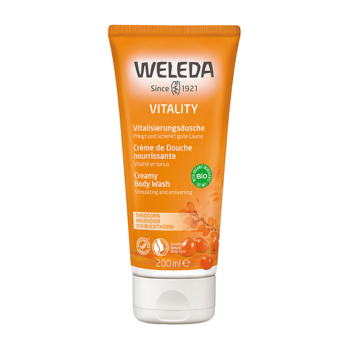 WELEDA Облепиховый тонизирующий гель для душа weleda citrus refreshing освежающее цитрусовое масло для тела 100