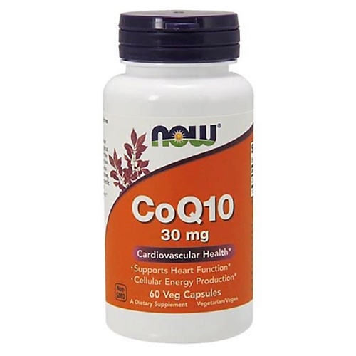 NOW Коэнзим Q10 516 мг витаниум коэнзим q10 для молодости клеток клеточной энергии