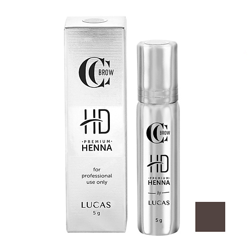 LUCAS Хна для бровей CC Brow HD Premium Henna alisa bon хна для окраски бровей my henna светло коричневая