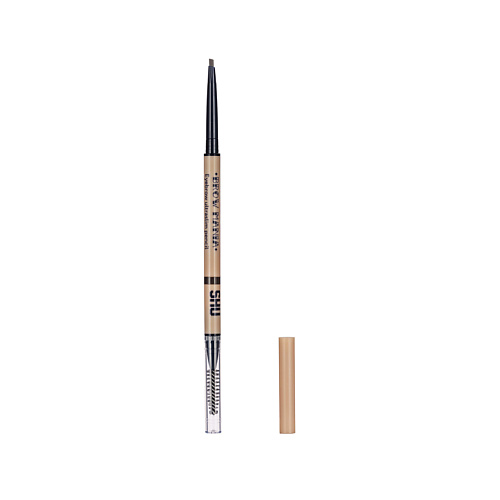 SHU Карандаш для бровей ультратонкий Brow Mania карандаш для бровей eye brow pencil 6 087 02 2 темно коричневый 1 г