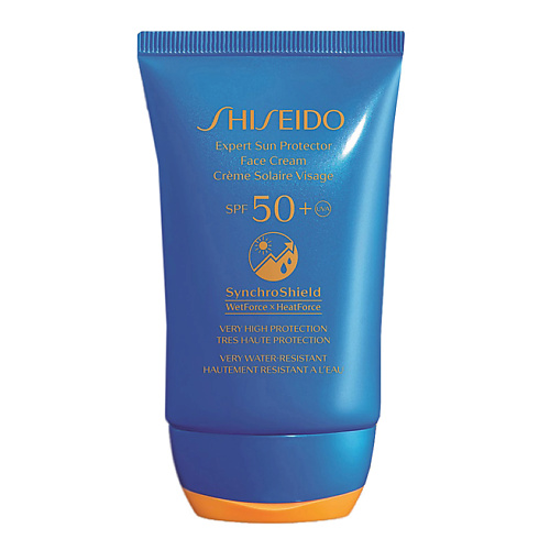 SHISEIDO Солнцезащитный крем для лица SPF 50+ Expert Sun shiseido щеточка для очищения и массажа лица cleansing massage brush