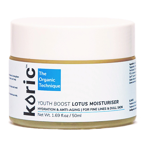 фото Koric крем для лица увлажняющий youth boost lotus moisturiser