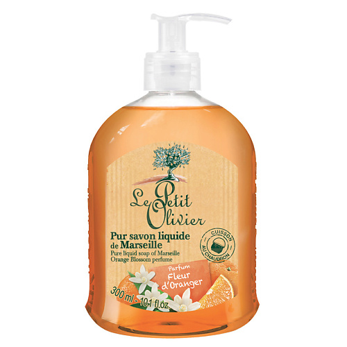 LE PETIT OLIVIER Мыло жидкое марсельское Цветок апельсина Fleur d'Oranger Liquid Soap doxa мыло туалетное beauty soap мед огурец 480