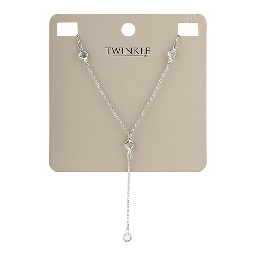 TWINKLE Ожерелье WATER DROPS SILVER