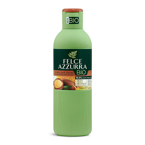 FELCE AZZURRA Био Гель для душа Мед и Аргановое масло Bio Argan and Honey ecolatier green масло для душа здоровье