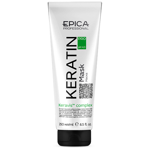 EPICA PROFESSIONAL Маска для реконструкции и глубокого восстановления волос Keratin Pro маска для реконструкции и глубокого восстановления волос keratin pro 91405 1000 мл
