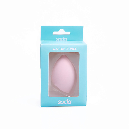 SODA Спонж для нанесения тональной основы розовый SODA #smoothblend аксессуары для скрапбукинга пакет розовый зайка 1037 sb