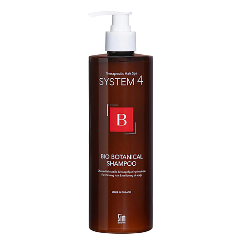 SYSTEM4 Шампунь биоботанический против выпадения и для стимуляции волос bioblas шампунь для придания блеска тусклым безжизненными волосам против выпадения с кокосовым маслом
